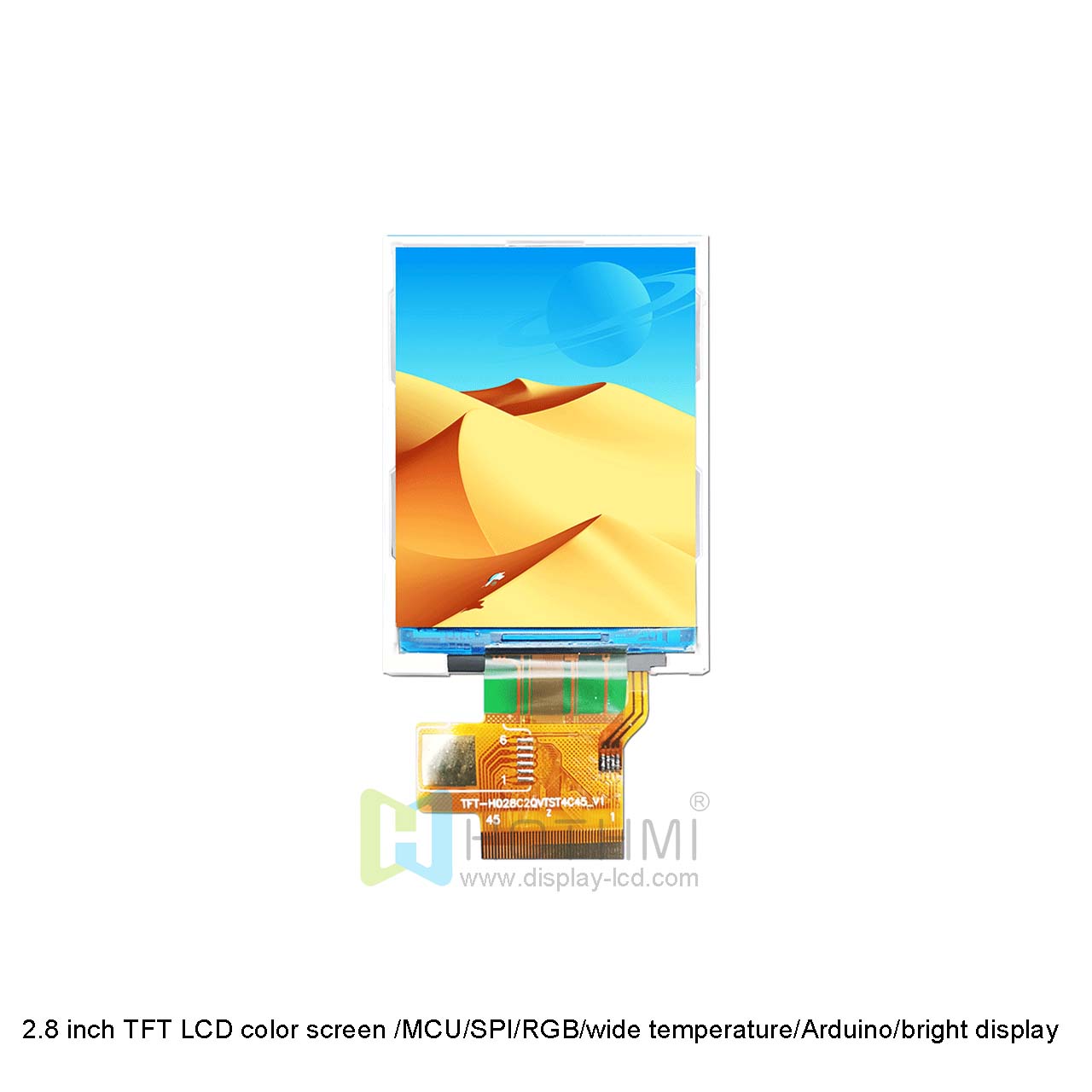 2.8-inch TFT LCD color screen /240X320 resolution TFT display /MCU/SPI/RGB/wide temperature/Arduino/bright display