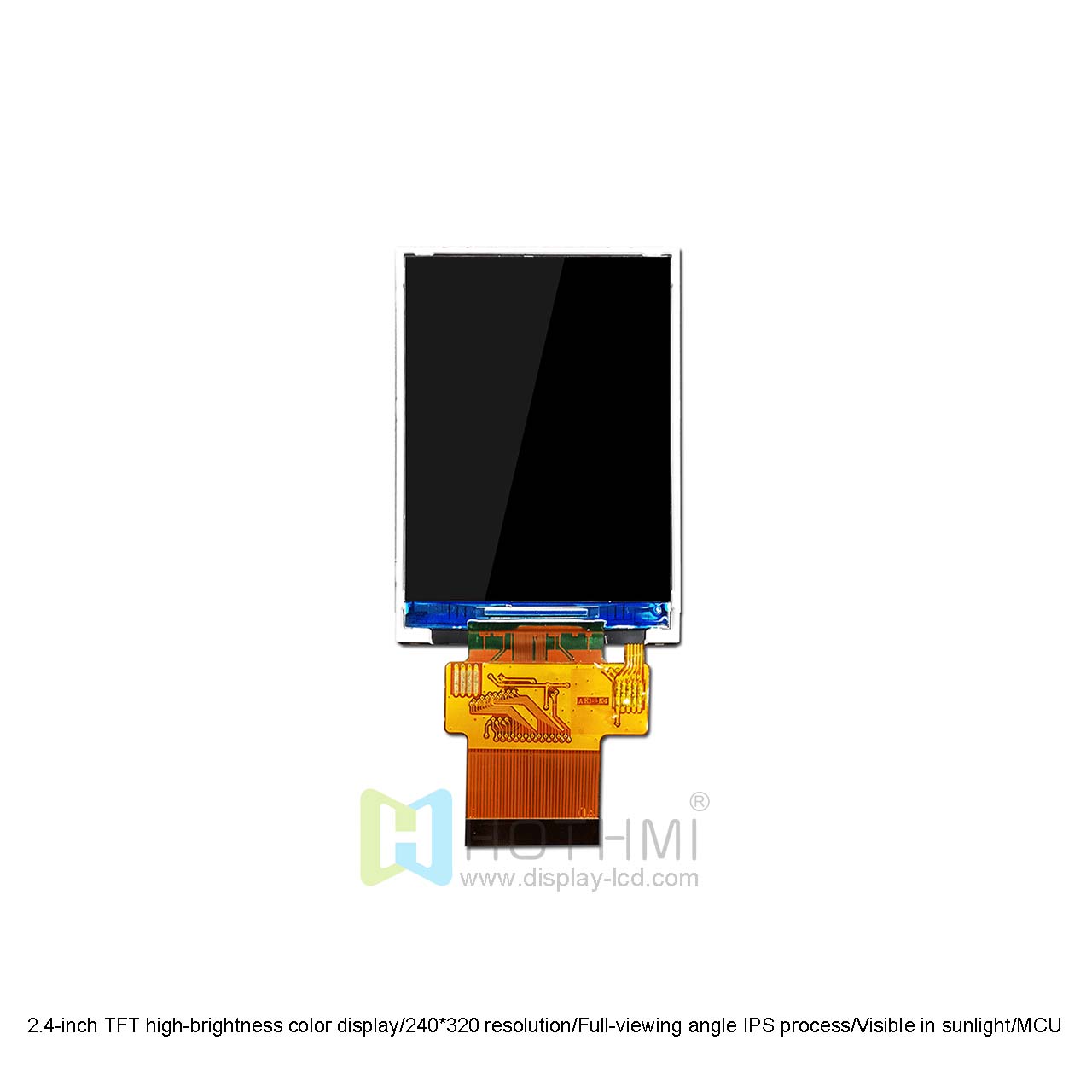 2.4-inch TFT color display /240*320 resolution /Full-viewing angle IPS process/MCU interface compatible with SPI/ST7789V/Arduino/C8051/STM32  /Wide-temperature display