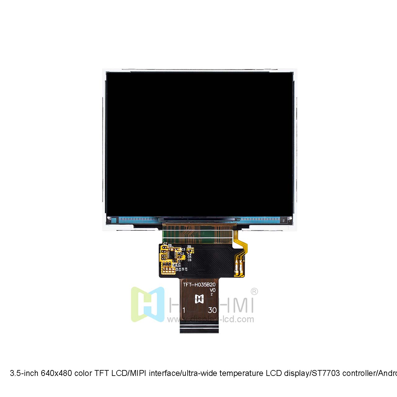 3.5-inch 640x480 color TFT LCD/MIPI interface/ultra-wide temperature LCD display/ST7703 controller/Android/RK motherboard