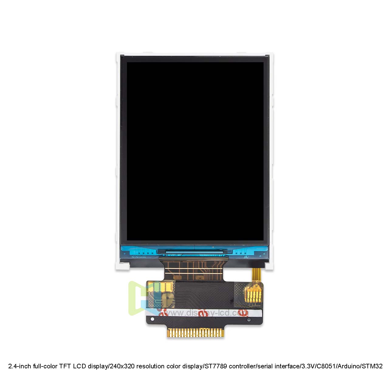 2.4-inch full-color TFT LCD display/240x320 resolution color display/ST7789 controller/3.3V/C8051/Arduino/STM32