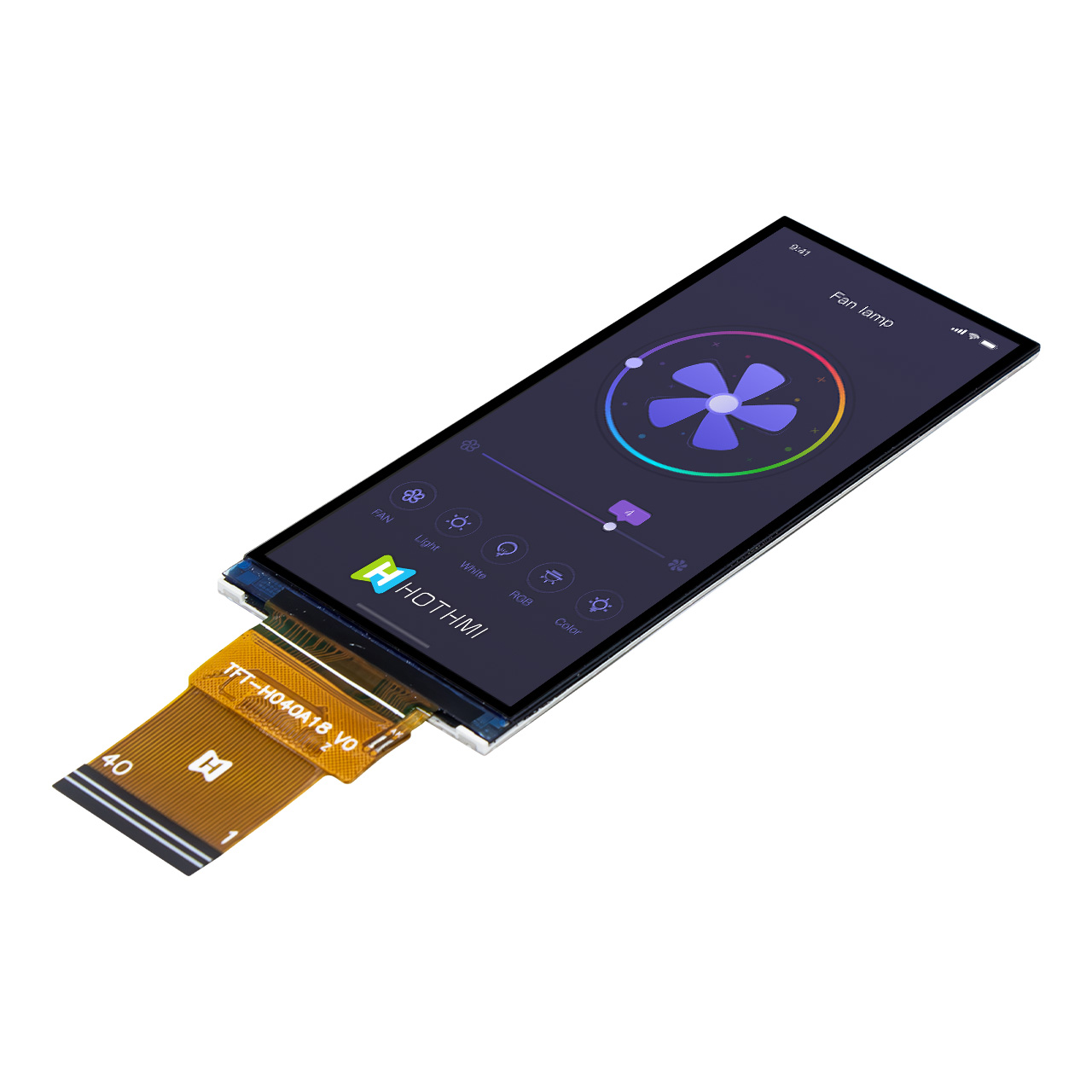 4 inch high-definition bar TFT 400x960IPS pixel color LCD display RGB