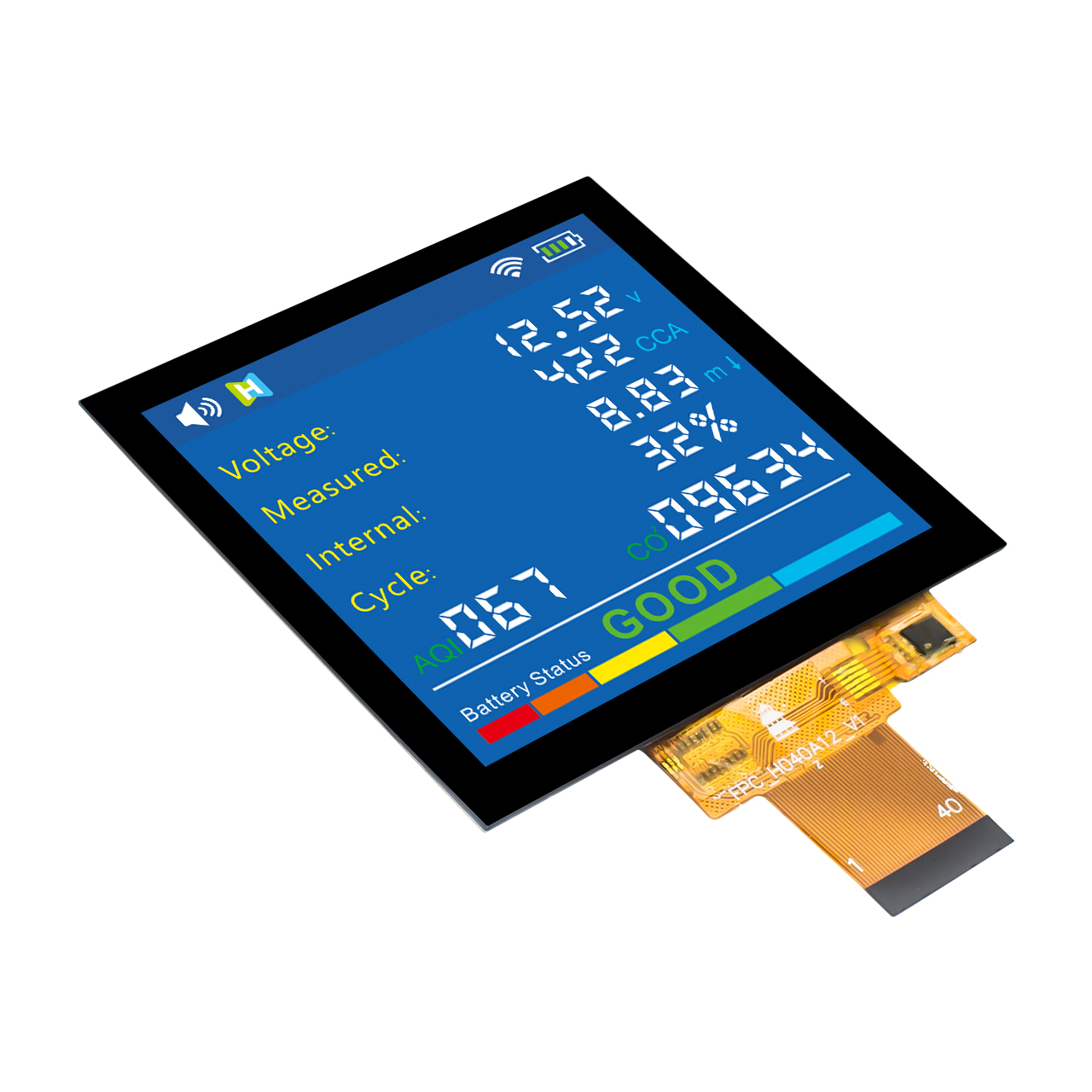4.0-inch 320x320 resolution square display/SPI interface TFT LCD/IPS full viewing angle wide temperature TFT/C8051/Arduino/STM32
