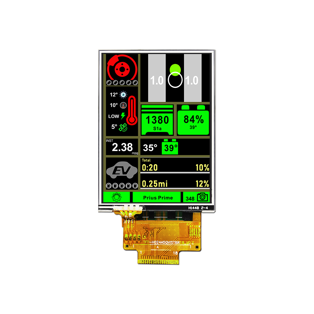 2.4-inch TFT color screen /240*320 resolution/SPI interface/IPS full viewing angle/high brightness display /ST7789V/3.3V /2.4-inch TFT resistive touch Display/Arduino/STM32/C8051