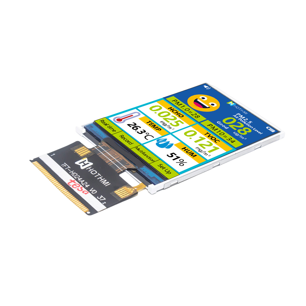 2.4 inch color TFT display/plug-in FPC/240x320/MCU interface/ST7789