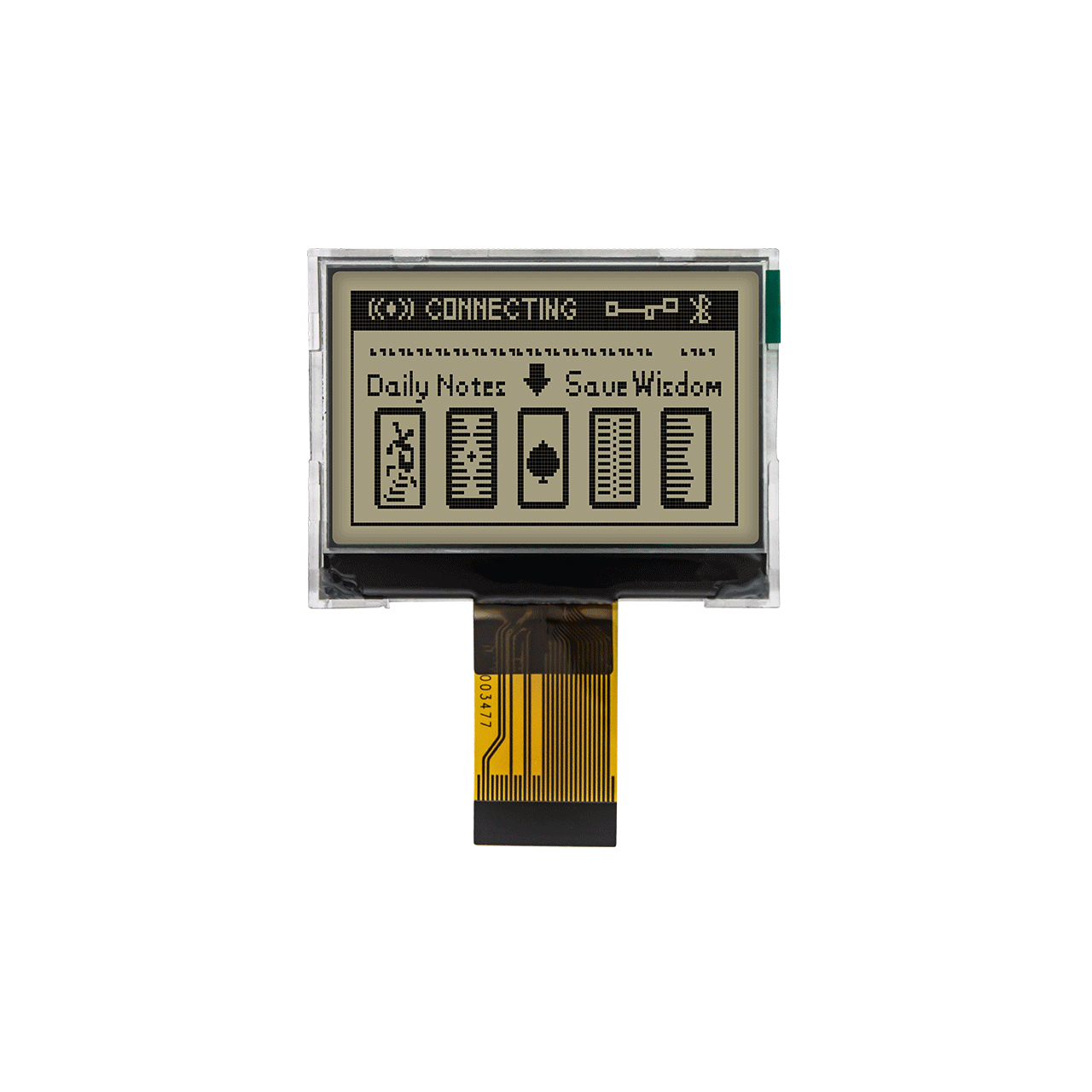 2.0-inch 128x64 RGB backlight COG LCD display | FSTN+LCD | Fully transparent polarizer | Arduino