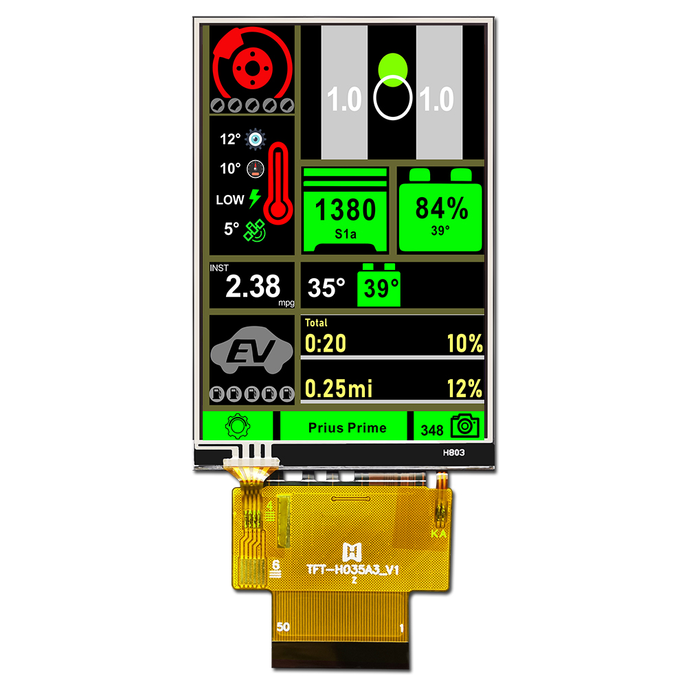 3.5-inch 320x480 full-color IPS resistive touch TFT LCD/plug-in FPC/MCU/ST7796S controller/Arduino/STM32
