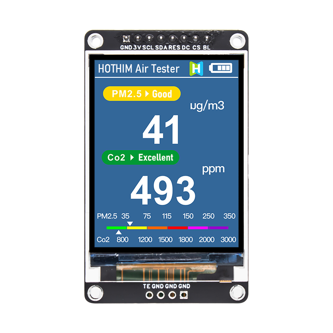 240x320 resolution 2.0 inch  SPI TFT LCD Modules with Breakout Board
