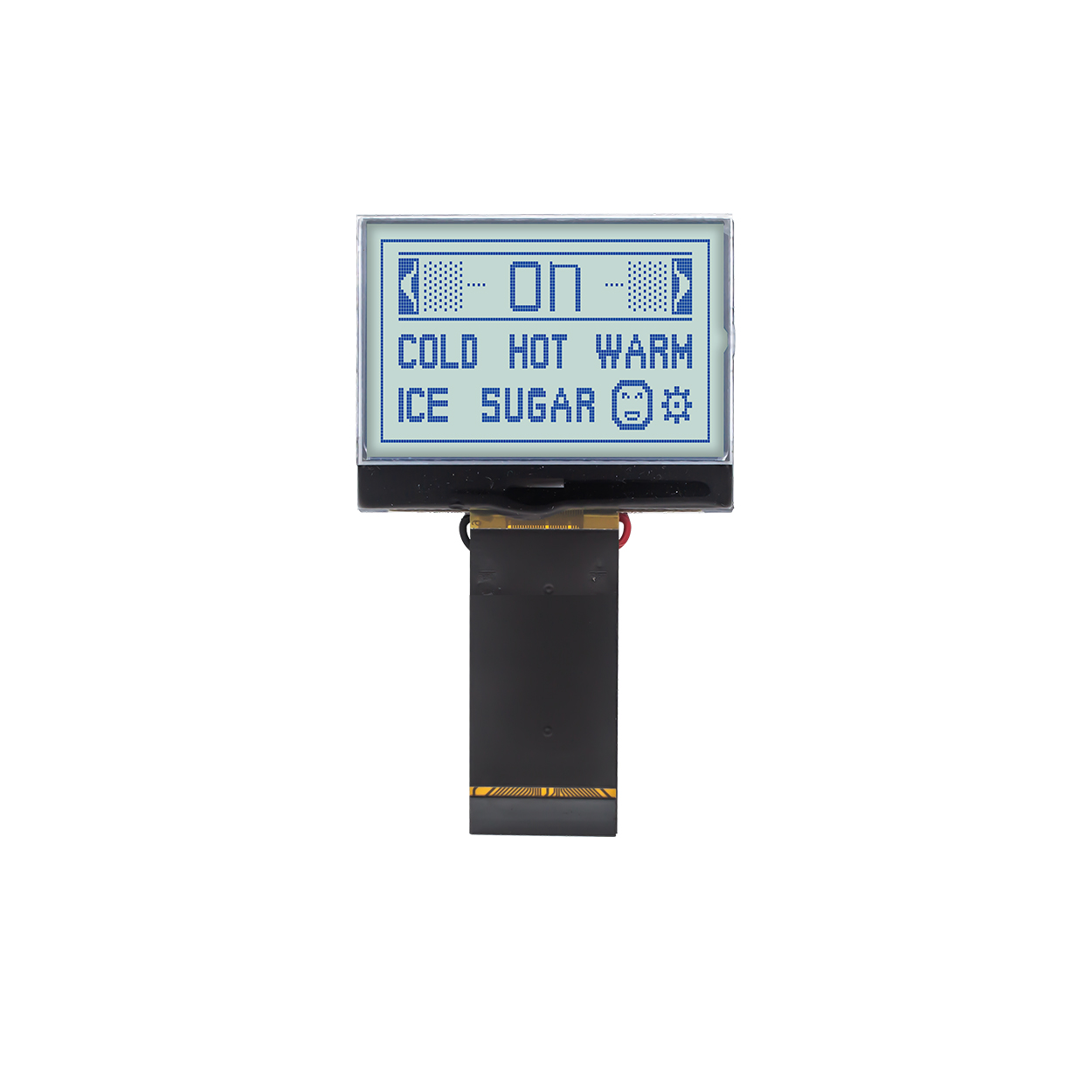 1.7" 128X64 Graphic COG LCD Module | MCU Interface | STN+ | Blue on Gray | 3.3v | ST7565R | Arduino